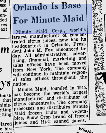 From The Miami News 10/20/1957