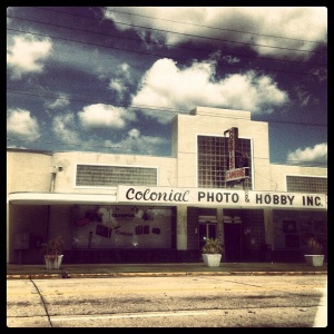Colonial Photo and Hobby A local icon in itself as a photo and hobby shop in what was once a Publix Supermarket.