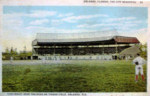 Cincinnati Reds training on Tinker Field in the 1920's